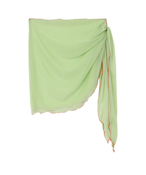 SURFEA(サーフィー)の「AMOUR WRAP SKIRT_GREEN(スカート・レディース・その他・FREE)」の3枚目の写真