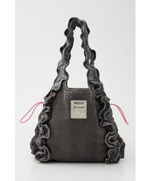 RODEO CROWNS WIDE BOWL（ロデオクラウンズワイドボウル）の「デニムフリルギャザーバッグ（トートバッグ）」