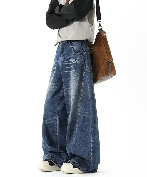 JOHNNY WOLF(ジョニーウルフ)の「KAINE ワイドバギー バレル デニムパンツ(デニムパンツ・メンズ・ブルー/ブラック・L/M/S)」の22枚目の写真