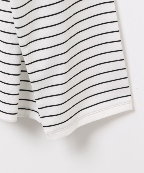 LEPSIM(レプシィム)の「細ピッチボーダーロンT 634629(Tシャツ/カットソー・レディース・グリーン/ブラック/オフホワイト・FREE)」の12枚目の写真