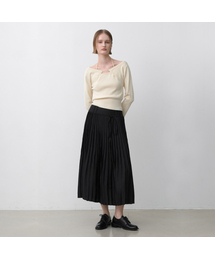 CLAIRE PLEATS LONG SKIRT S(SK-5000)