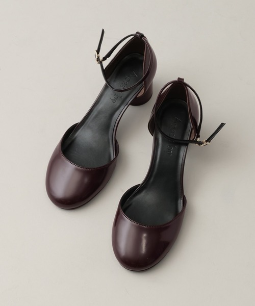 A part by（アパートバイ）の「オブリークトゥパンプス（パンプス・レディース・ボルドー/ブラック・LARGE/MEDIUM）」の3枚目の写真