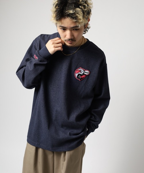 GRAF&WU(グラフアンドユー)の「GRAF&WU-12BOOGHOST/グラフ&ウー12ベロゴースト LS/TEE 長袖 ※五行起源バージョン(Tシャツ/カットソー・メンズ・ダークグレー/オートミール・L/M/XL)」の11枚目の写真