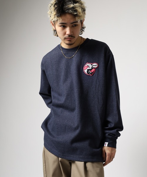 GRAF&WU(グラフアンドユー)の「GRAF&WU-12BOOGHOST/グラフ&ウー12ベロゴースト LS/TEE 長袖 ※五行起源バージョン(Tシャツ/カットソー・メンズ・ダークグレー/オートミール・L/M/XL)」の13枚目の写真