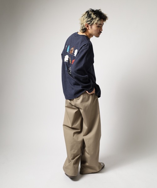 GRAF&WU(グラフアンドユー)の「GRAF&WU-12BOOGHOST/グラフ&ウー12ベロゴースト LS/TEE 長袖 ※五行起源バージョン(Tシャツ/カットソー・メンズ・ダークグレー/オートミール・L/M/XL)」の18枚目の写真