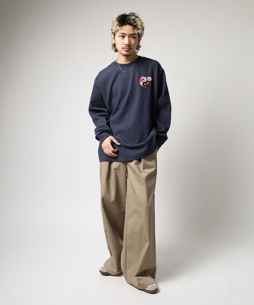 GRAF&WU(グラフアンドユー)の「GRAF&WU-12BOOGHOST/グラフ&ウー12ベロゴースト LS/TEE 長袖 ※五行起源バージョン(Tシャツ/カットソー・メンズ・ダークグレー/オートミール・L/M/XL)」の19枚目の写真