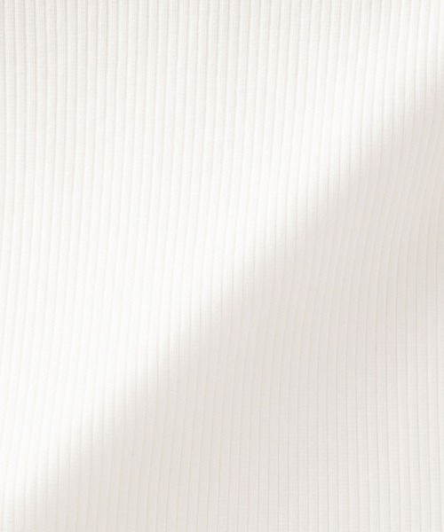 無印良品（ムジルシリョウヒン）の「婦人　なめらかリブブラ半袖Ｔシャツ（インナーウェア/肌着・レディース・ライトブルー/ブラック/オフホワイト・M/S/XL/L）」の8枚目の写真