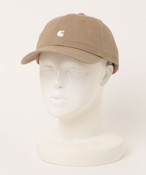 Carhartt WIP（カーハートダブリューアイピー）の「【Carhartt WIP】MADISON LOGO CAP I036730 / マディソンロゴキャップ（キャップ・メンズ・グリーン/ブラック/ホワイト/ブルー/グレー/オレンジ/パープル/ベージュ・FREE）」の4枚目の写真
