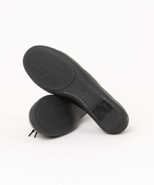 ASH（アッシュ）の「ASH/アッシュ【MINA BIS】レザーフラットシューズ ソフトレザー スリッポン ゴム紐 1.5cmヒール（スリッポン・レディース・ブラック・37/38/39）」の15枚目の写真