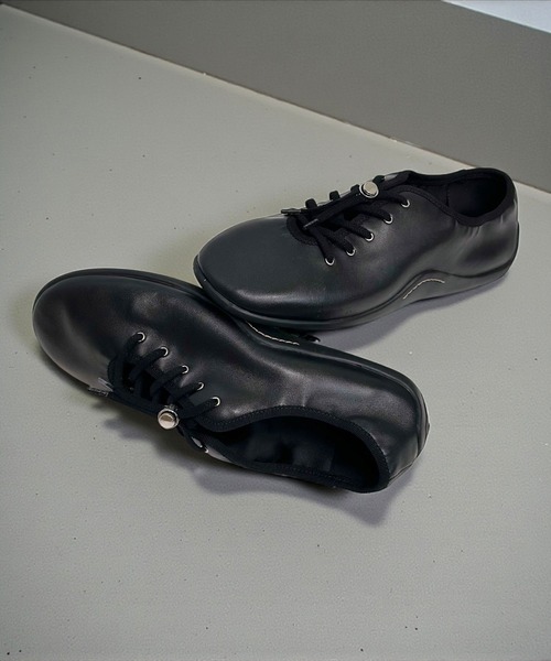 ASH（アッシュ）の「ASH/アッシュ【MINA BIS】レザーフラットシューズ ソフトレザー スリッポン ゴム紐 1.5cmヒール（スリッポン・レディース・ブラック・37/38/39）」の10枚目の写真