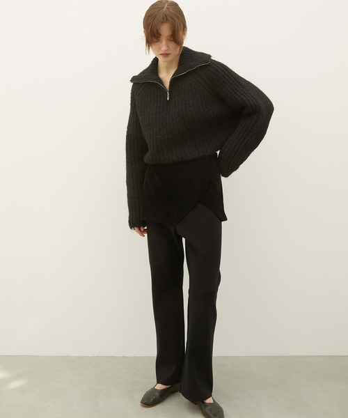 LA PEAU DE GEM（ラポドゥジェム）の「【LA PEAU DE GEM】flare knit