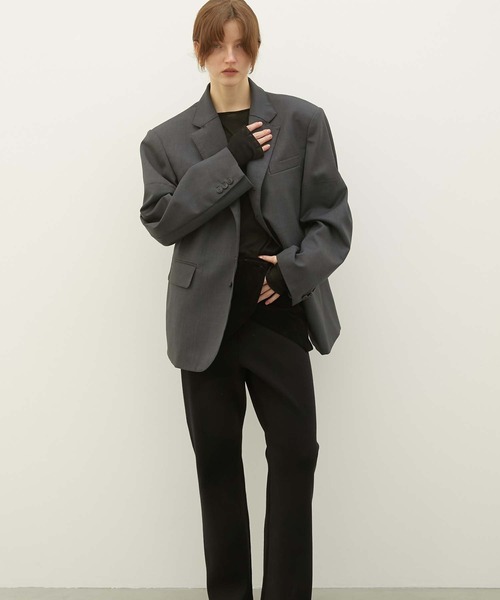 LA PEAU DE GEM】flare knit pants/フレアニットパンツ（その他パンツ