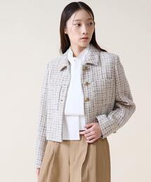 Tiara | ミックスツイードジャケット(その他アウター)