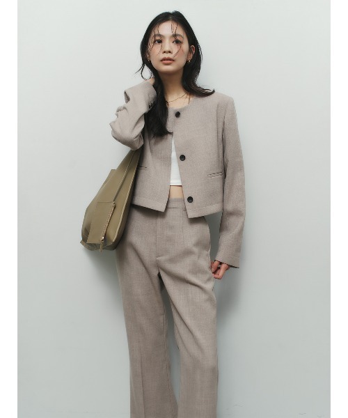 anuans（アニュアンス）の「レザーラージショルダーバッグ（ショルダーバッグ・レディース・ブラック/ベージュ/ブラウン・FREE）」の9枚目の写真