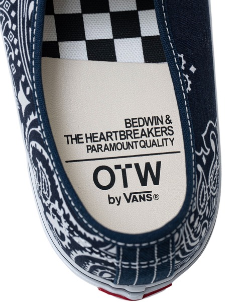 BEDWIN & THE HEARTBREAKERS(ベドウィン アンド ザ ハートブレイカーズ)の「VANS OTW Ex. AUTHENTIC "AUTHENTIC"(スニーカー・メンズ・ネイビー・26cm/26.5cm/27cm/27.5cm/28cm/28.5cm/29cm/30cm/22.5cm/23cm/23.5cm/24cm/24.5cm/25cm/25.5cm)」の7枚目の写真