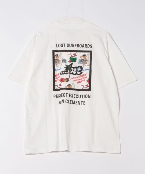 lost(ロスト)の「lost/ロスト メンズ 半袖 Tシャツ MEYHEM FINE CURVES TEE LM6S-2109(Tシャツ/カットソー・メンズ・ブラック/ホワイト/パープル・XL/L/M)」の5枚目の写真
