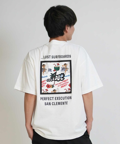 lost(ロスト)の「lost/ロスト メンズ 半袖 Tシャツ MEYHEM FINE CURVES TEE LM6S-2109(Tシャツ/カットソー・メンズ・ブラック/ホワイト/パープル・XL/L/M)」の8枚目の写真
