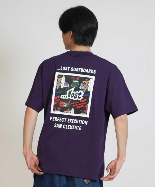 lost(ロスト)の「lost/ロスト メンズ 半袖 Tシャツ MEYHEM FINE CURVES TEE LM6S-2109(Tシャツ/カットソー・メンズ・ブラック/ホワイト/パープル・XL/L/M)」の22枚目の写真