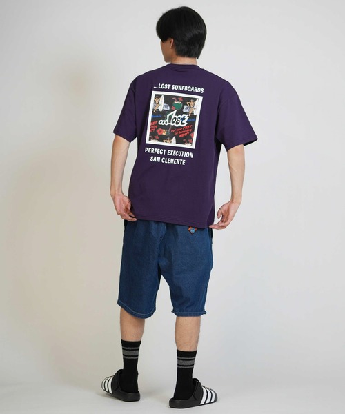 lost(ロスト)の「lost/ロスト メンズ 半袖 Tシャツ MEYHEM FINE CURVES TEE LM6S-2109(Tシャツ/カットソー・メンズ・ブラック/ホワイト/パープル・XL/L/M)」の11枚目の写真