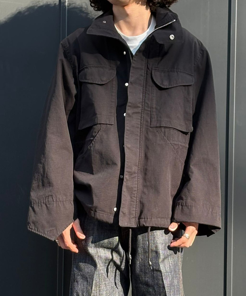 bal(バル)の「BAL / バル POCKET FIELD JACKET(その他アウター・メンズ・カーキ/ブラック・2/3)」の2枚目の写真