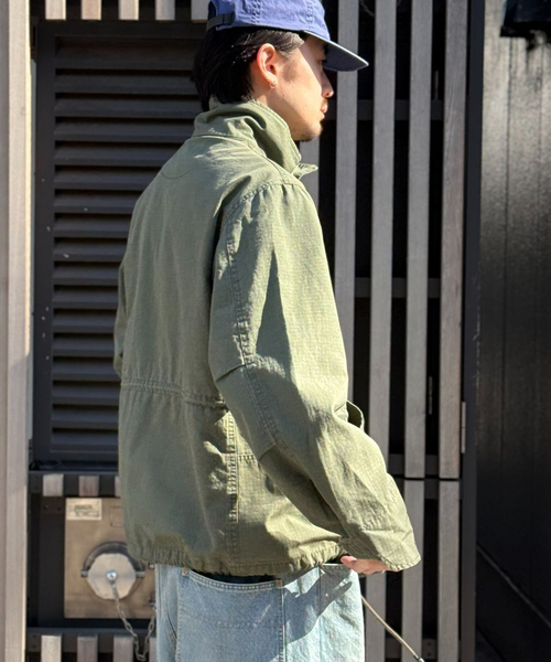 bal(バル)の「BAL / バル POCKET FIELD JACKET(その他アウター・メンズ・カーキ/ブラック・2/3)」の4枚目の写真