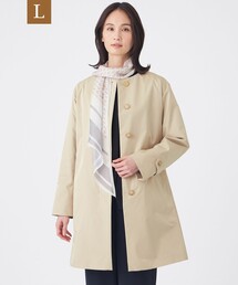【L】【ウォッシャブル】ファンクションツイルコート