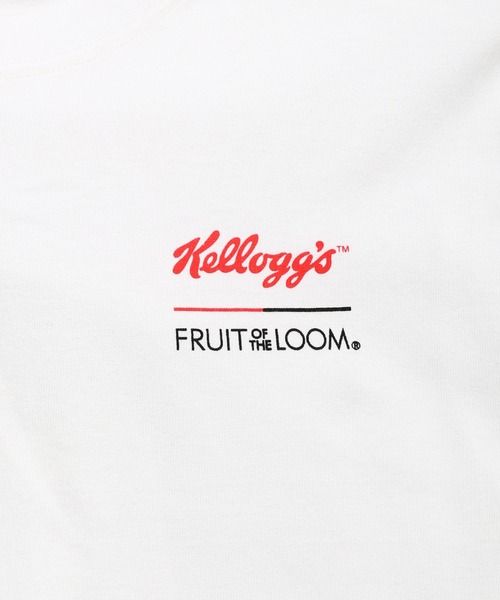 FRUIT OF THE LOOM(フルーツオブザルーム)の「FTL x KELLOGGS T-SHIRT / ケロッグ コラボ 半袖Tシャツ ヴィンテージケロッグ フルーツ アートデザイン(Tシャツ/カットソー・メンズ・ホワイト・S/L/M)」の5枚目の写真