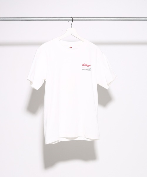 FRUIT OF THE LOOM(フルーツオブザルーム)の「FTL x KELLOGGS T-SHIRT / ケロッグ コラボ 半袖Tシャツ ヴィンテージケロッグ フルーツ アートデザイン(Tシャツ/カットソー・メンズ・ホワイト・S/L/M)」の2枚目の写真