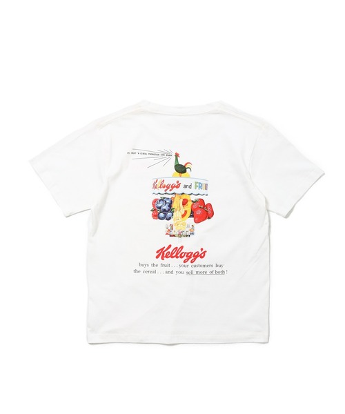 FRUIT OF THE LOOM(フルーツオブザルーム)の「FTL x KELLOGGS T-SHIRT / ケロッグ コラボ 半袖Tシャツ ヴィンテージケロッグ フルーツ アートデザイン(Tシャツ/カットソー・メンズ・ホワイト・S/L/M)」の8枚目の写真