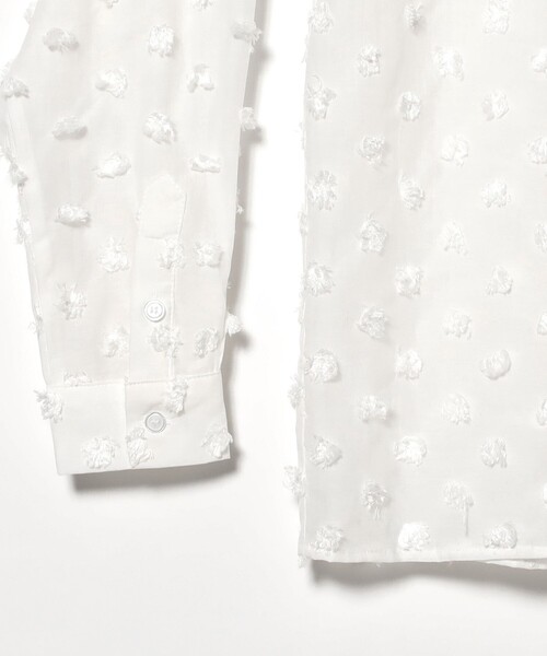 Sister Jane(シスタージェーン)の「sister jane / Orin Spot Bow Shirt(シャツ/ブラウス・レディース・ホワイト・X-SMALL)」の4枚目の写真
