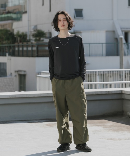 Mammut（マムート）の「MAMMUT/マムート Ducan FL Longsleeve AF Men 長袖Tシャツ ロンT スポーツウェア ウォーキング 2026年春夏（Tシャツ/カットソー・メンズ・ブラック・M/L/XL）」の7枚目の写真