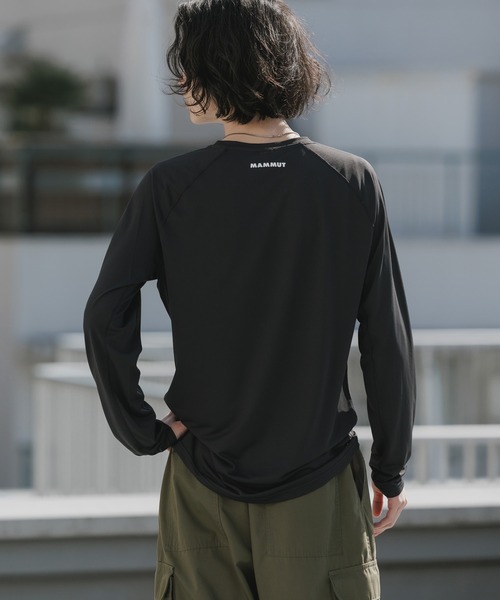 Mammut（マムート）の「MAMMUT/マムート Ducan FL Longsleeve AF Men 長袖Tシャツ ロンT スポーツウェア ウォーキング 2026年春夏（Tシャツ/カットソー・メンズ・ブラック・M/L/XL）」の5枚目の写真