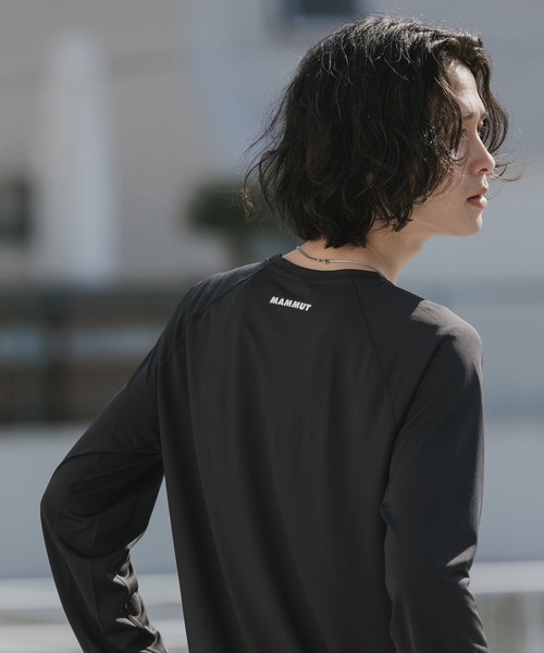 Mammut（マムート）の「MAMMUT/マムート Ducan FL Longsleeve AF Men 長袖Tシャツ ロンT スポーツウェア ウォーキング 2026年春夏（Tシャツ/カットソー・メンズ・ブラック・M/L/XL）」の4枚目の写真