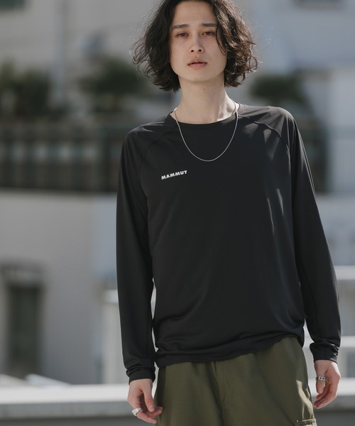 Mammut（マムート）の「MAMMUT/マムート Ducan FL Longsleeve AF Men 長袖Tシャツ ロンT スポーツウェア ウォーキング 2026年春夏（Tシャツ/カットソー・メンズ・ブラック・M/L/XL）」の3枚目の写真