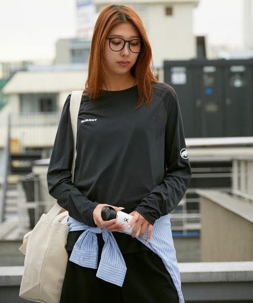 Mammut（マムート）の「MAMMUT/マムート Ducan FL Longsleeve AF Men 長袖Tシャツ ロンT スポーツウェア ウォーキング 2026年春夏（Tシャツ/カットソー・メンズ・ブラック・M/L/XL）」の10枚目の写真