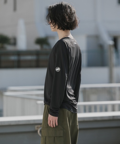 Mammut（マムート）の「MAMMUT/マムート Ducan FL Longsleeve AF Men 長袖Tシャツ ロンT スポーツウェア ウォーキング 2026年春夏（Tシャツ/カットソー・メンズ・ブラック・M/L/XL）」の17枚目の写真