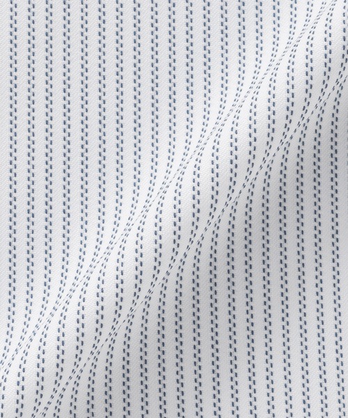 TOKYO SHIRTS（トウキョウシャツ）の「COFREX 形態安定ノンアイロン ワイド 長袖ビジネスワイシャツ（ビジネスシャツ・レディース・ブルー・S/M）」の3枚目の写真