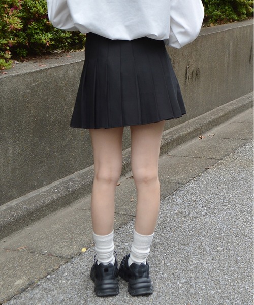 &soiree(アンドソワレ)の「プリーツミニスカート(スカート・レディース・グレー/ブラック・FREE)」の12枚目の写真