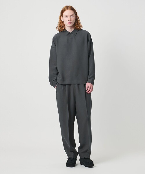 UNITED ARROWS & SONS by DAISUKE OBANA（ユナイテッドアローズアンドサンズバイダイスケオバナ）の「＜D.O UNITED ARROWS BY DAISUKE OBANA＞Ⅰ COL SETIN/LS PL 26SS/ポロシャツ（ポロシャツ・メンズ・グレー系・XL/L/M/S）」の6枚目の写真