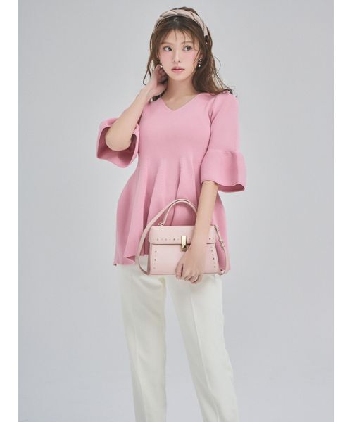 CELFORD（セルフォード）の「【洗える】テーパードパンツ（その他パンツ・レディース・ブラック/アイボリー/イエロー・38/36/34）」の5枚目の写真