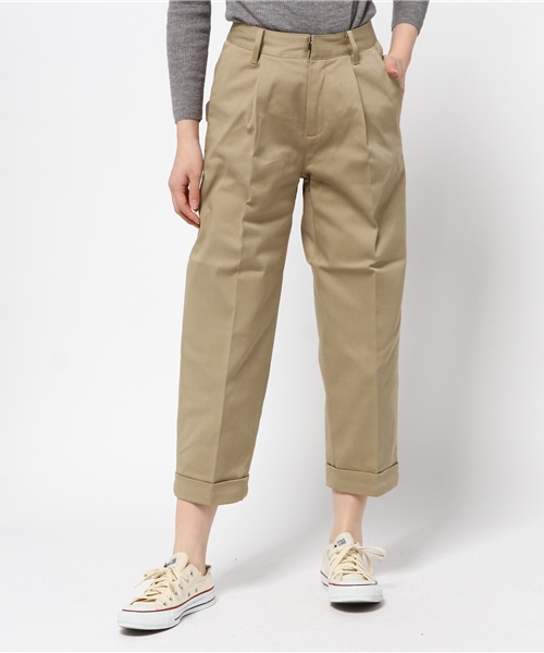 Khaju(カージュ)の「DICKIES×Khaju: コットンワイドパンツ(その他パンツ・レディース・ベージュ/カーキ・SMALL/MEDIUM)」の13枚目の写真