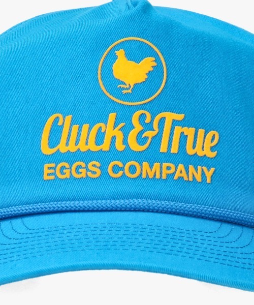 TalkMart（トークマート）の「TalkMart  CLUCK & TRUE EGG Co. CAP / トークマート（キャップ・レディース・ブルー・57~59cm）」の2枚目の写真