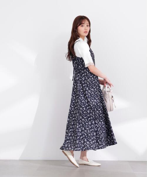 PROPORTION BODY DRESSING(プロポーションボディドレッシング)の「花柄キャミワンピース / 1216140404(ワンピース・レディース・ネイビー/ホワイト系その他・SMALL/P/S/MEDIUM)」の12枚目の写真