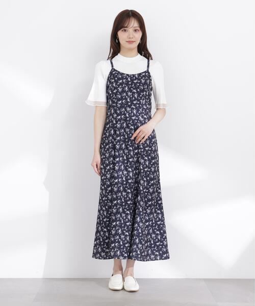 PROPORTION BODY DRESSING(プロポーションボディドレッシング)の「花柄キャミワンピース / 1216140404(ワンピース・レディース・ネイビー/ホワイト系その他・SMALL/P/S/MEDIUM)」の16枚目の写真