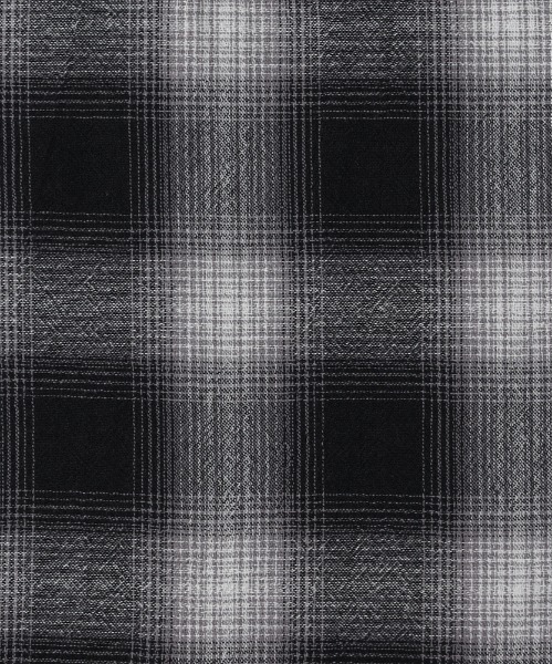 BACK NUMBER（バックナンバー）の「【BACK NUMBER】 オンブレチェック 長袖シャツ (ワークシャツ / ヴィンテージライク / 羽織り)（シャツ/ブラウス・メンズ・ブラック/ホワイト/ブルー・M/L/XL/S）」の15枚目の写真
