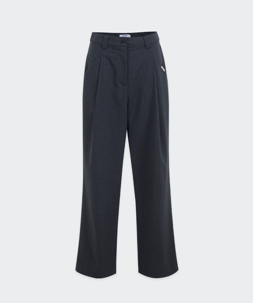 MICANE（ミケーネ）の「アニマストライプワンタックワイドスラックス（スラックス・レディース・ブラック/チャコール・X-SMALL/SMALL/MEDIUM/LARGE/X-LARGE/XX-LARGE）」の9枚目の写真