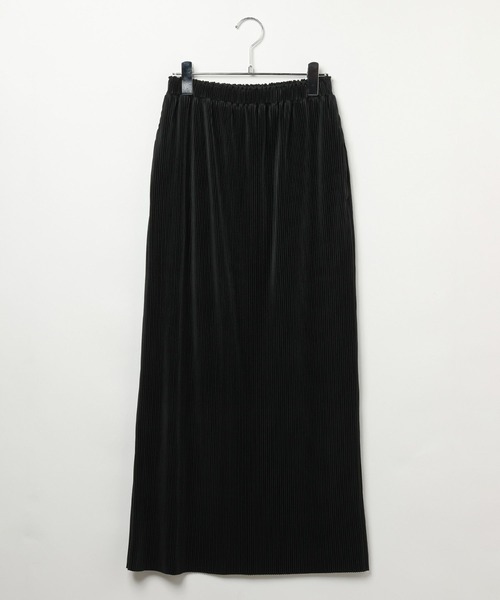 LEPSIM（レプシィム）の「《セルフカット可能》プリーツスカート　656675（スカート・レディース・ドット/ブラック/レオパード/ライトブルー・FREE）」の2枚目の写真