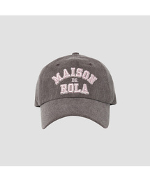 ROLAROLA（ロラロラ）の「MAISON DE ROLA CAMPUS LOGO PIGMENT BALL CAP BROWN（キャップ）」
