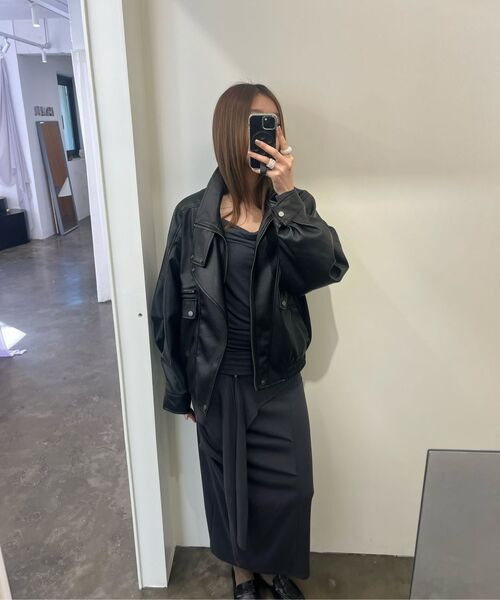 ASURA(アスラ)の「TUK WRAP SKIRT (CHARCOAL)(スカート・レディース・その他・OS)」の8枚目の写真