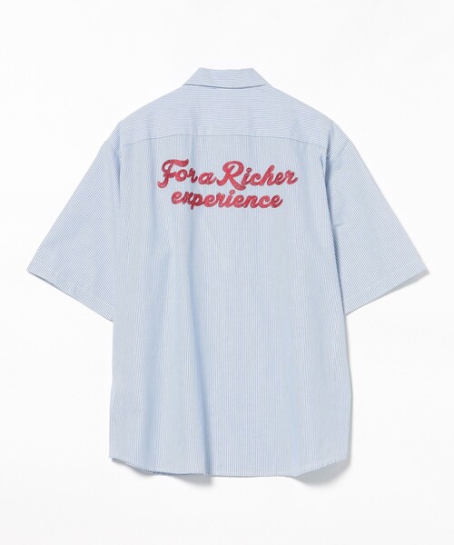 BEAMS HEART(ビームスハート)の「【ユニセックス】GMS ワーク シャツ(シャツ/ブラウス・メンズ・ブルー/ホワイト・LARGE/MEDIUM/SMALL)」の10枚目の写真